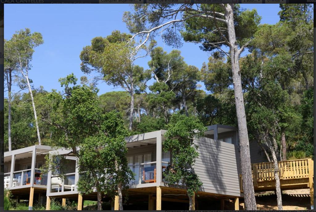 滨海略雷特 Camping Senia Cala Canyelles酒店 外观 照片